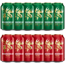 Laden Sie das Bild in den Galerie-Viewer, Moosehead Lager und Pale Ale Dose 355 ml 12er Pack