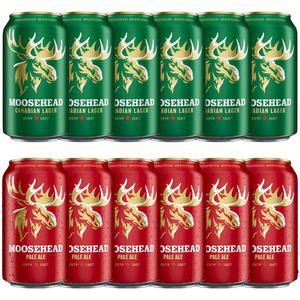 Moosehead Lager und Pale Ale Dose 355 ml 12er Pack