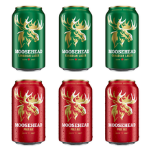 Laden Sie das Bild in den Galerie-Viewer, Moosehead Lager und Pale Ale Dose 355 ml 6er Pack