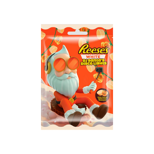 Reese's DJ Santa White Disco Lights