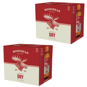 Moosehead Premium Dry 341 ml Flasche 24er Karton. Original kanadisches Bier
